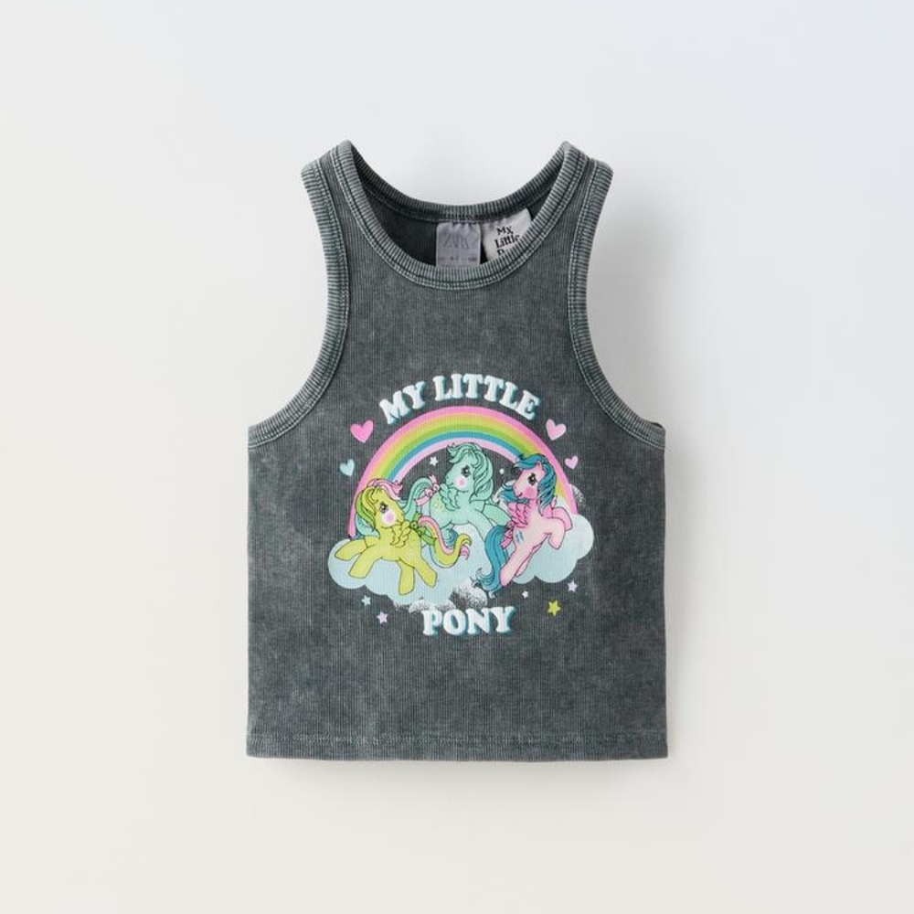 Zara Sleeveless My Little Pony Top NWT